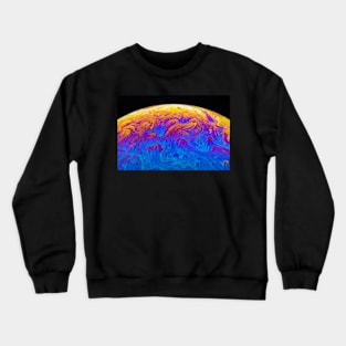 Soap Bubble Close Up Crewneck Sweatshirt